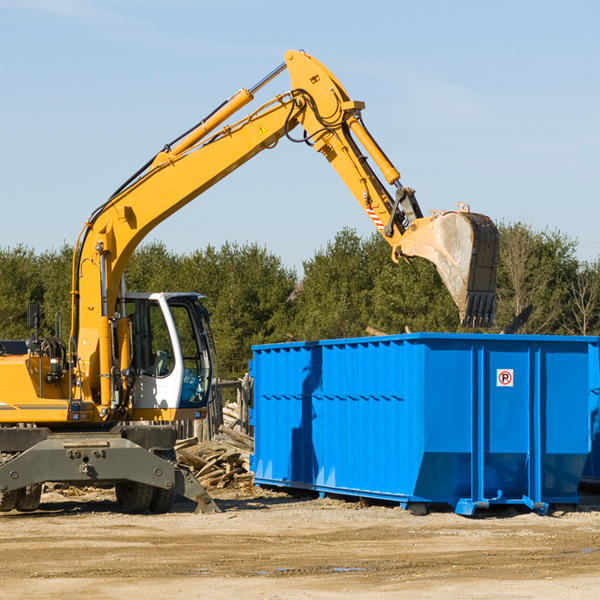 how does a residential dumpster rental service work in Clarno WI